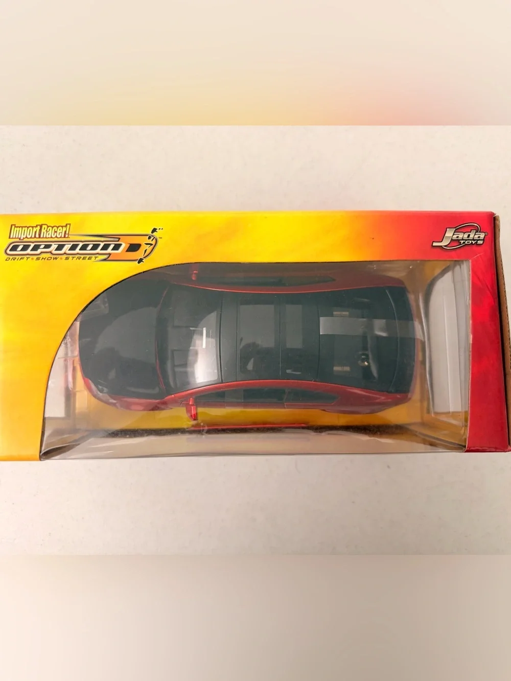Jada Toys Import Racer Option D Scion tC 1/24 Diecast Red Factory Sealed 2005